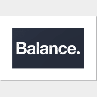 Balance. Posters and Art